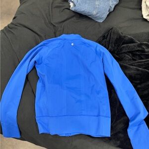lululemon athletica Bright Blue rain and wind Jacket